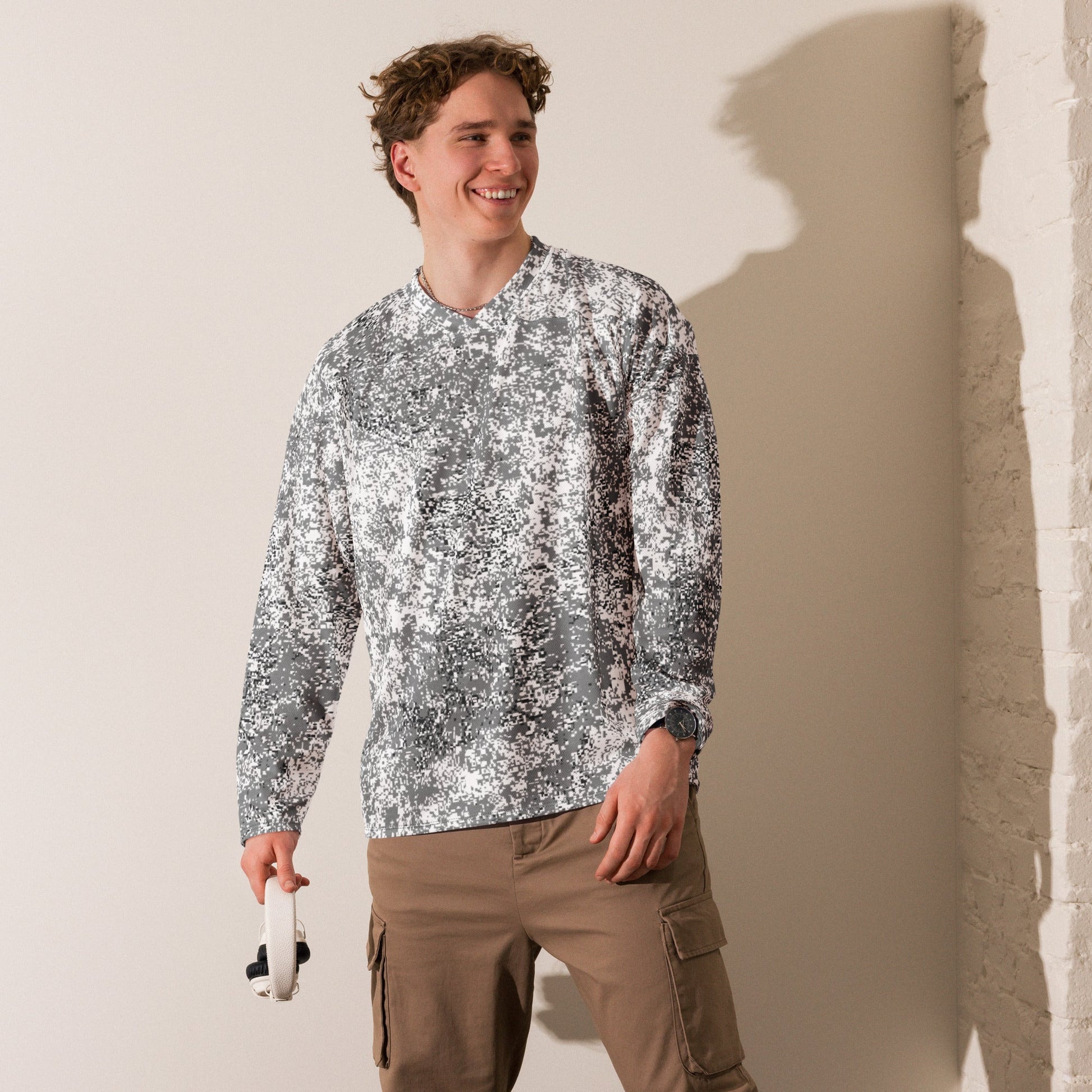 Russian Digital EMR Snow CAMO hockey fan jersey - Hockey Jerseys