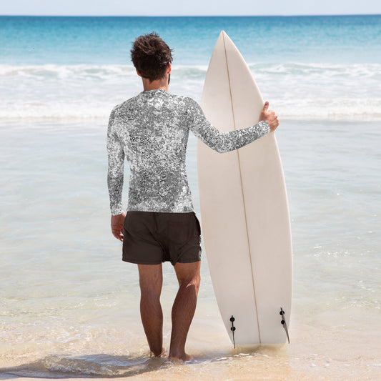 Russian Digital EMR Snow CAMO Mens Long-sleeve Rash Guard - Guards