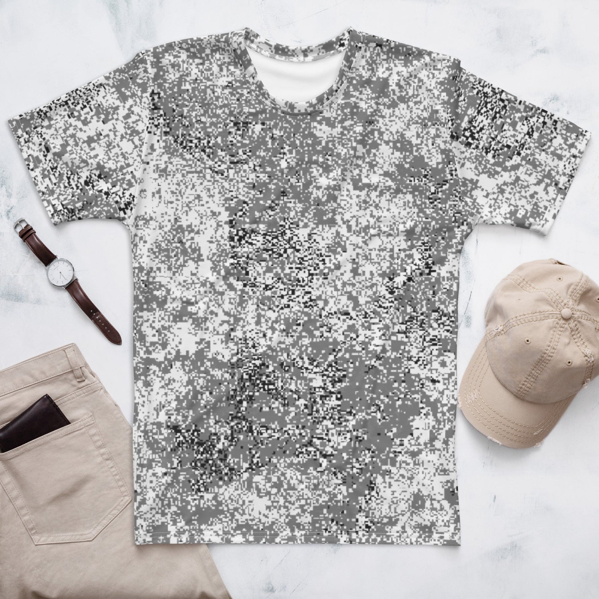 Russian Digital EMR Snow CAMO Mens t-shirt - XS - T-Shirts