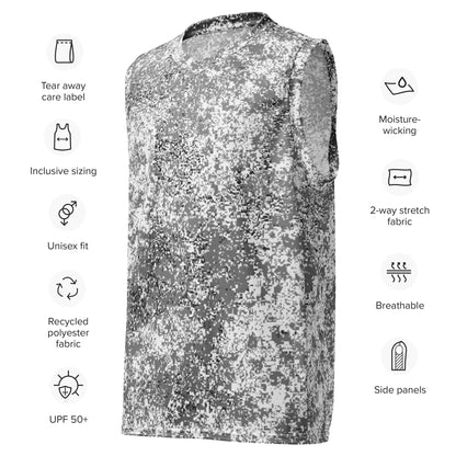 Russian Digital EMR Snow CAMO unisex basketball jersey - Basketball Jerseys