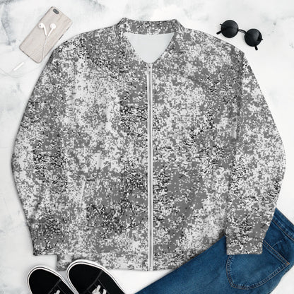 Russian Digital EMR Snow CAMO Unisex Bomber Jacket - XS - Jackets