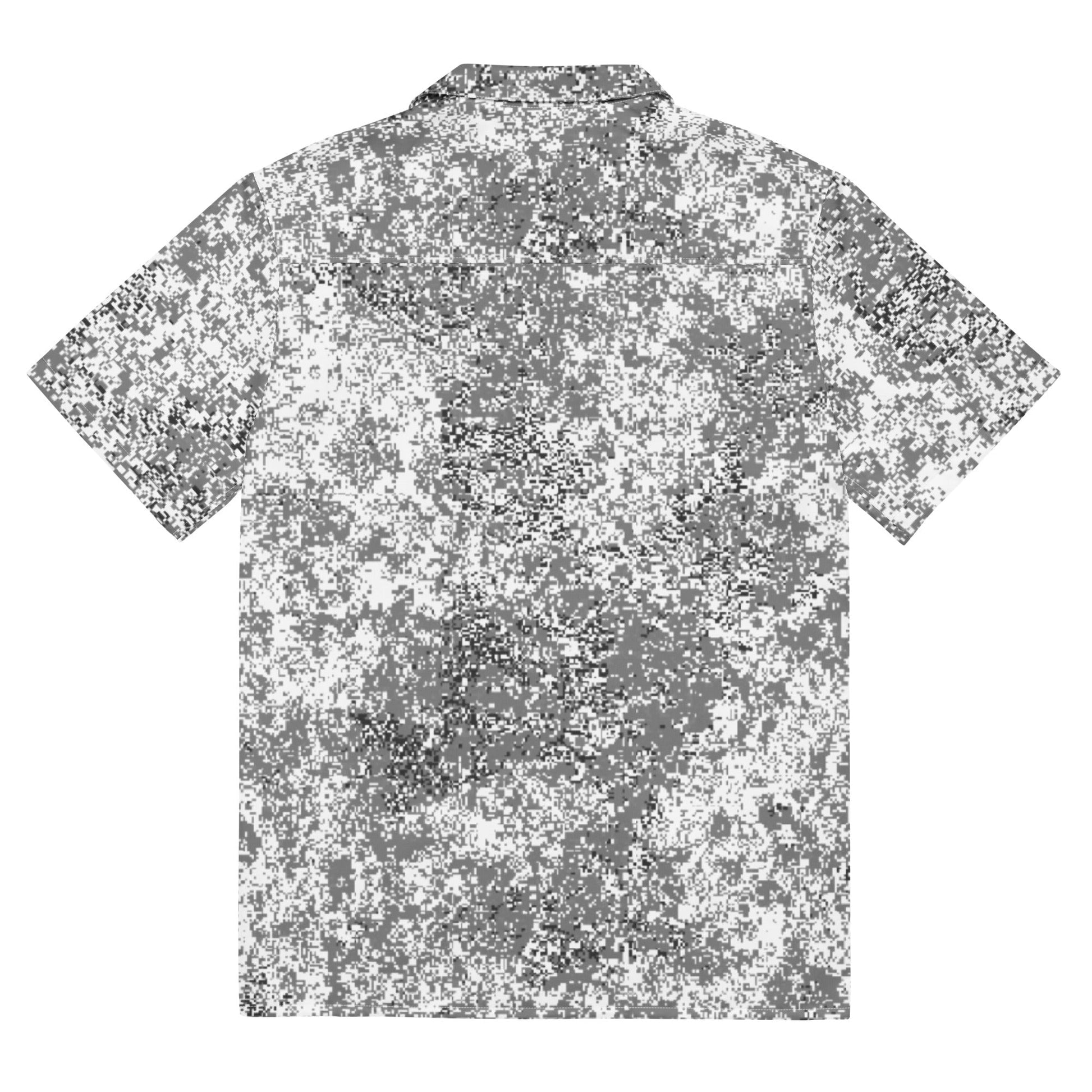 Russian Digital EMR Snow CAMO Unisex button shirt - Button Shirts