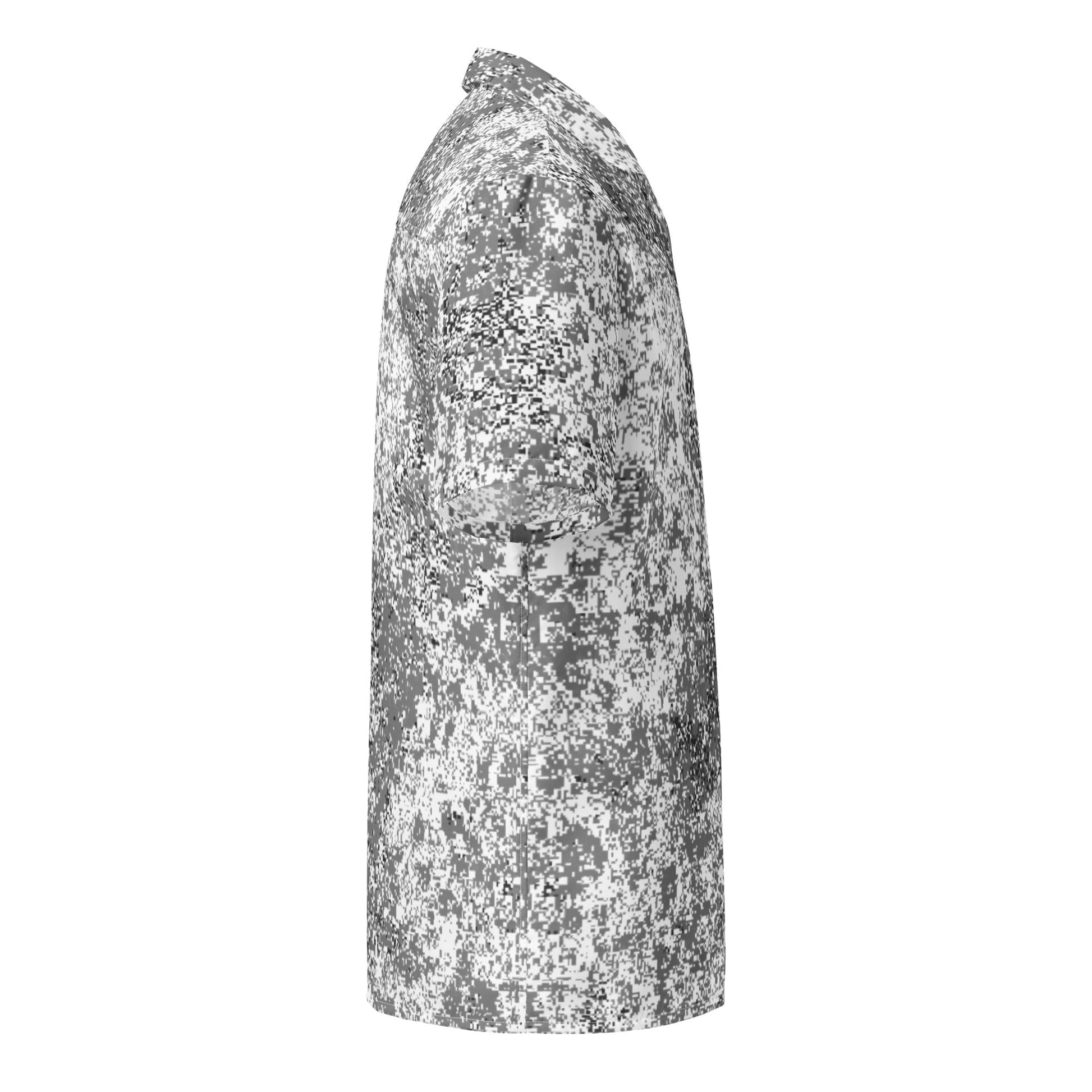 Russian Digital EMR Snow CAMO Unisex button shirt - Button Shirts