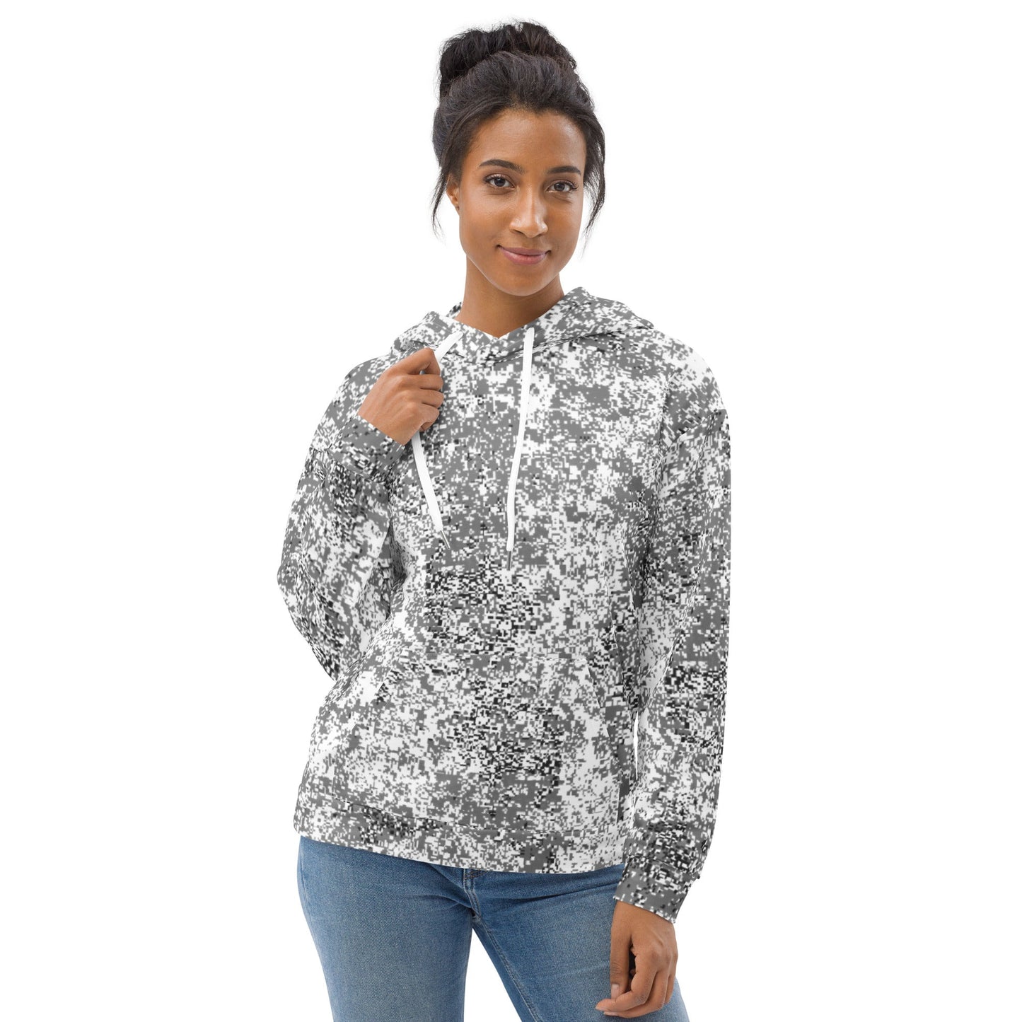 Russian Digital EMR Snow CAMO Unisex Hoodie - Hoodies