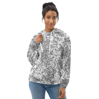 Russian Digital EMR Snow CAMO Unisex Hoodie - Hoodies