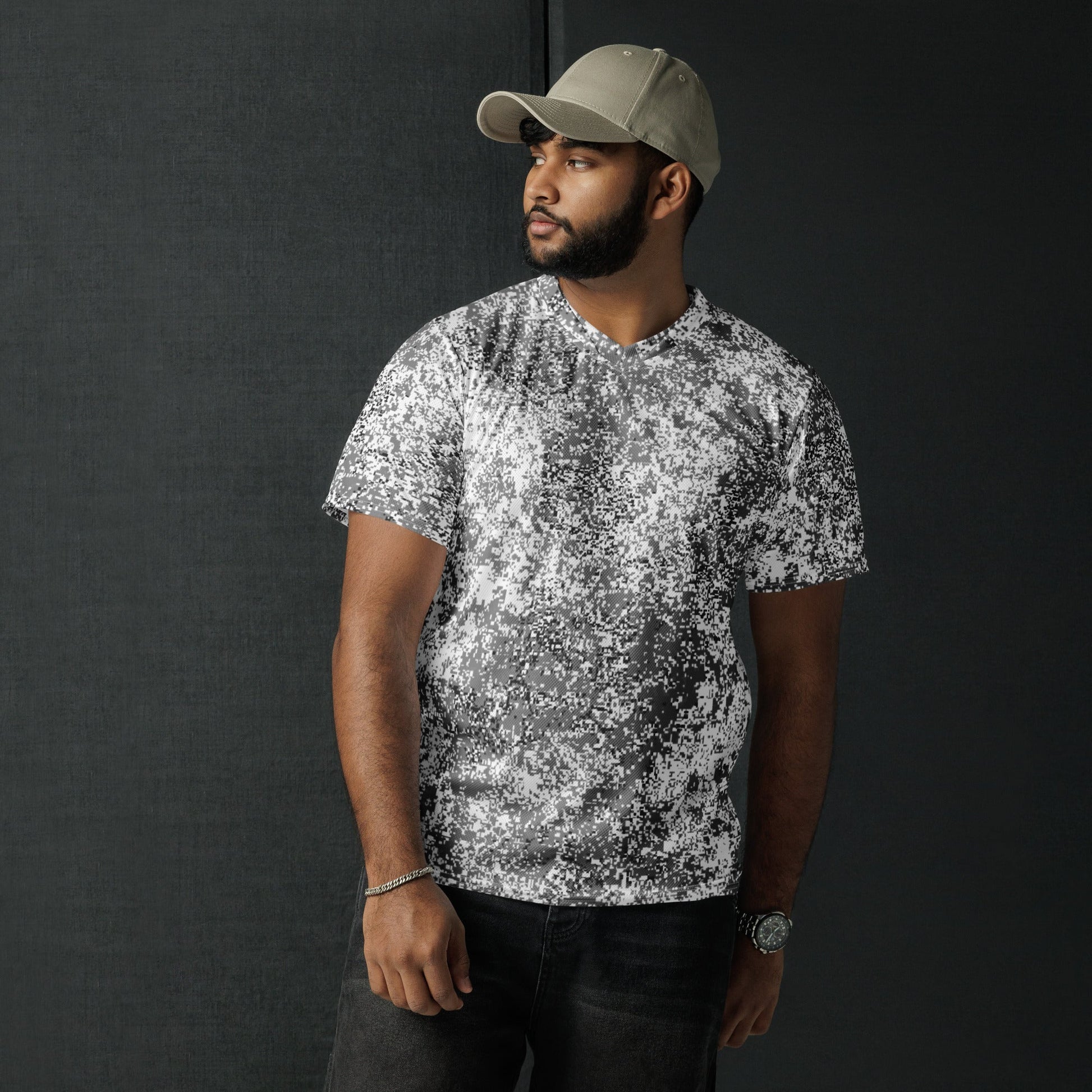 Russian Digital EMR Snow CAMO unisex sports jersey - Sports Jerseys