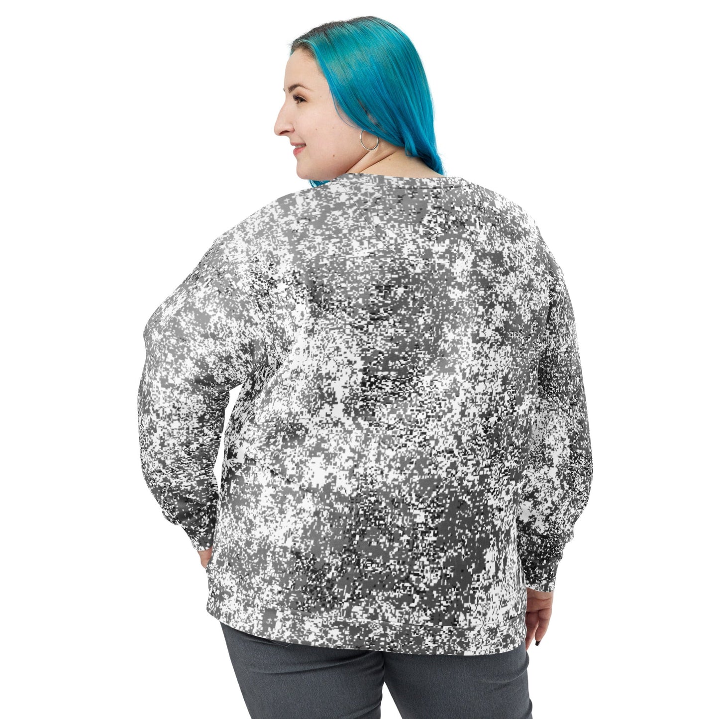 Russian Digital EMR Snow CAMO Unisex Sweatshirt - Sweatshirts