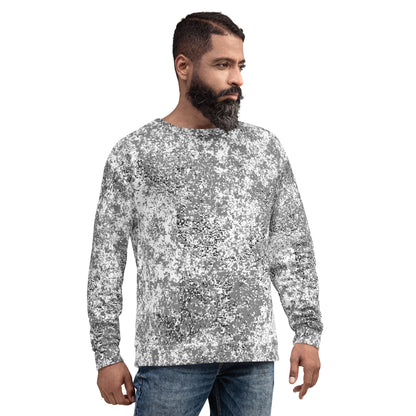 Russian Digital EMR Snow CAMO Unisex Sweatshirt - Sweatshirts