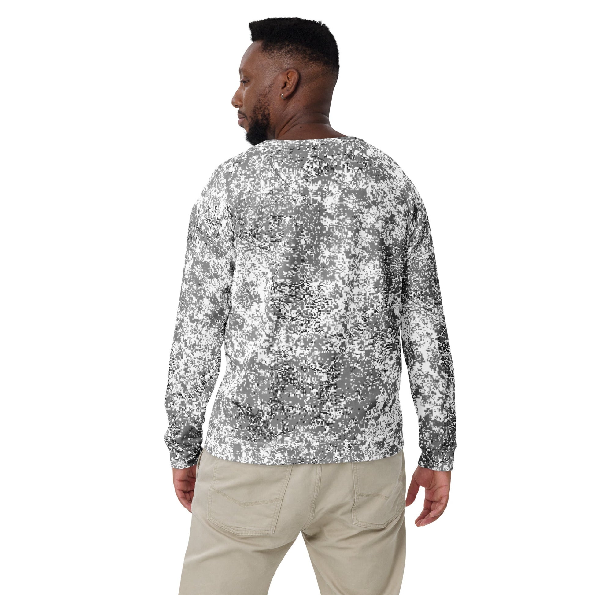 Russian Digital EMR Snow CAMO Unisex Sweatshirt - Sweatshirts