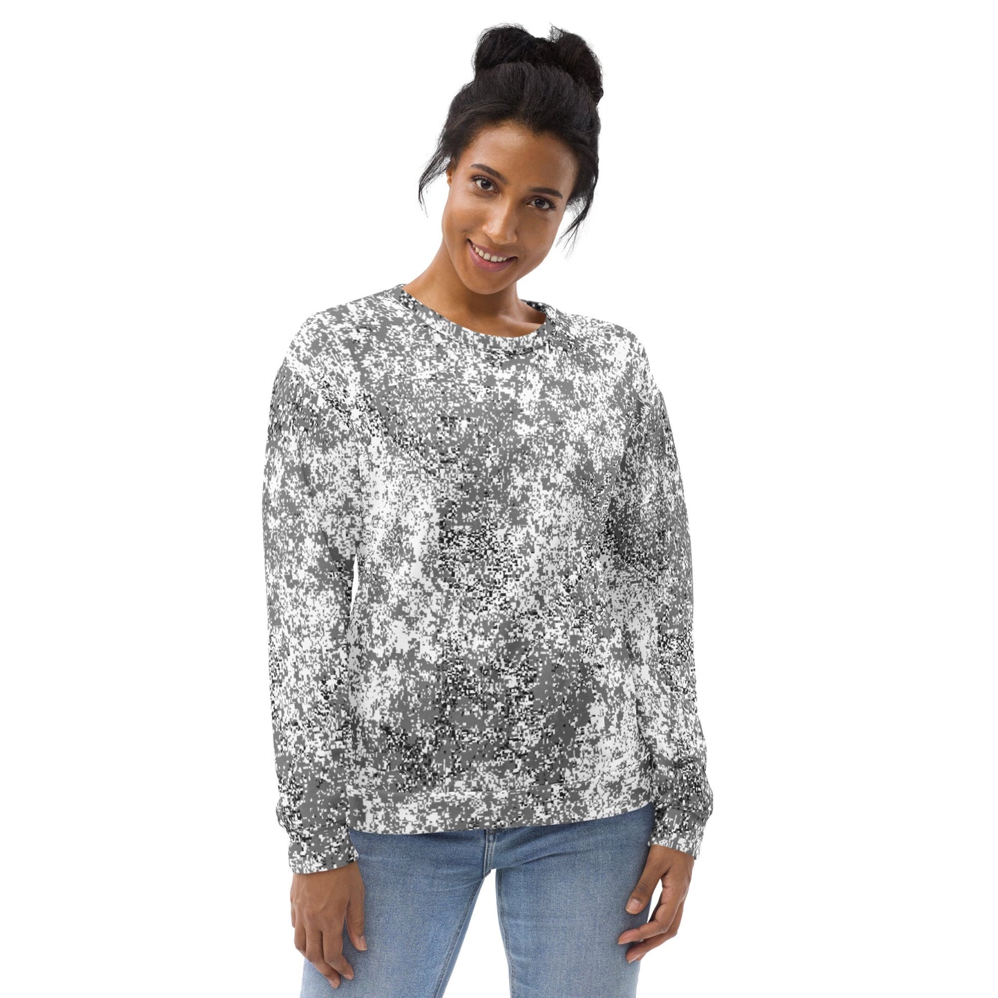 Russian Digital EMR Snow CAMO Unisex Sweatshirt - Sweatshirts