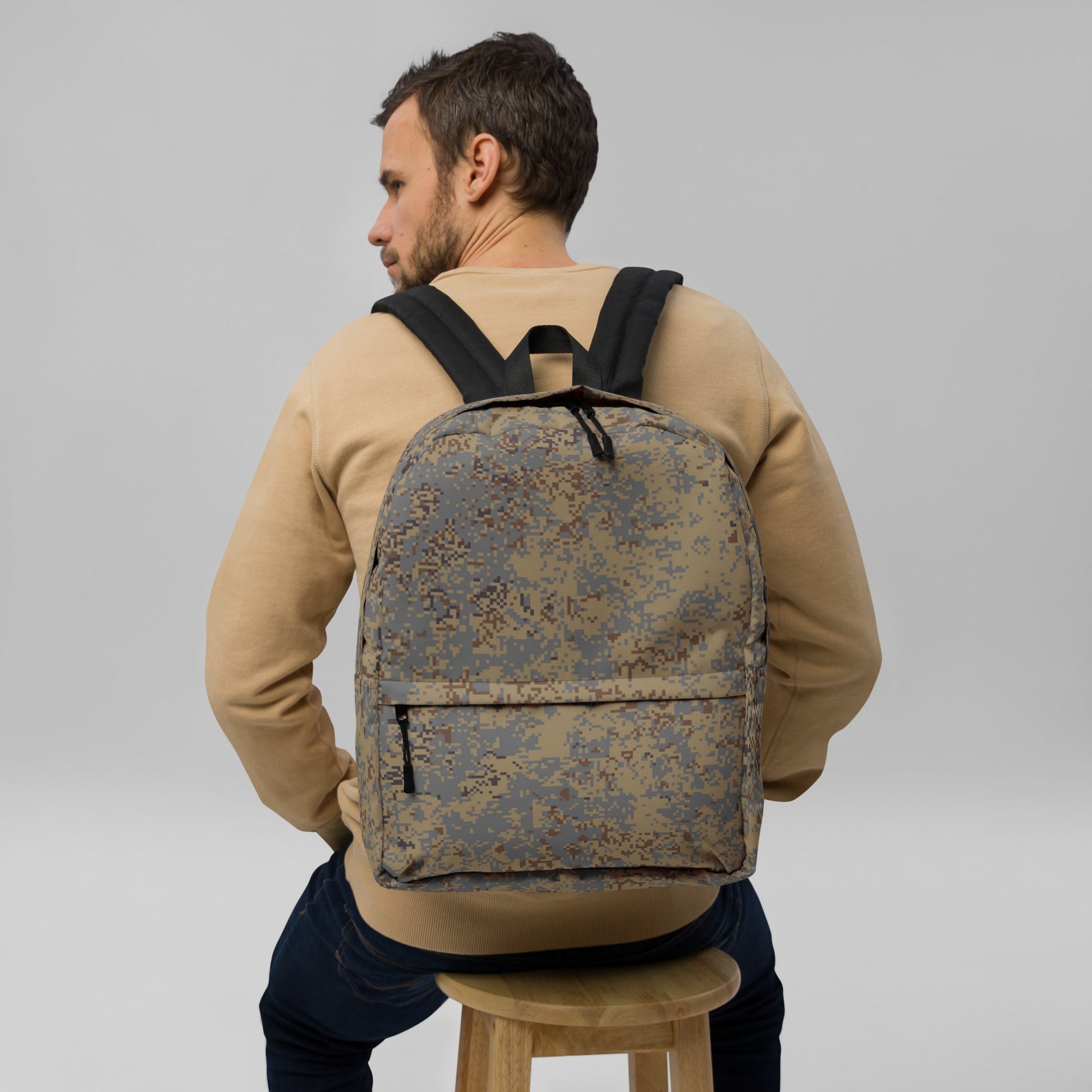 Russian Digital EMR Winter Grey CAMO Backpack