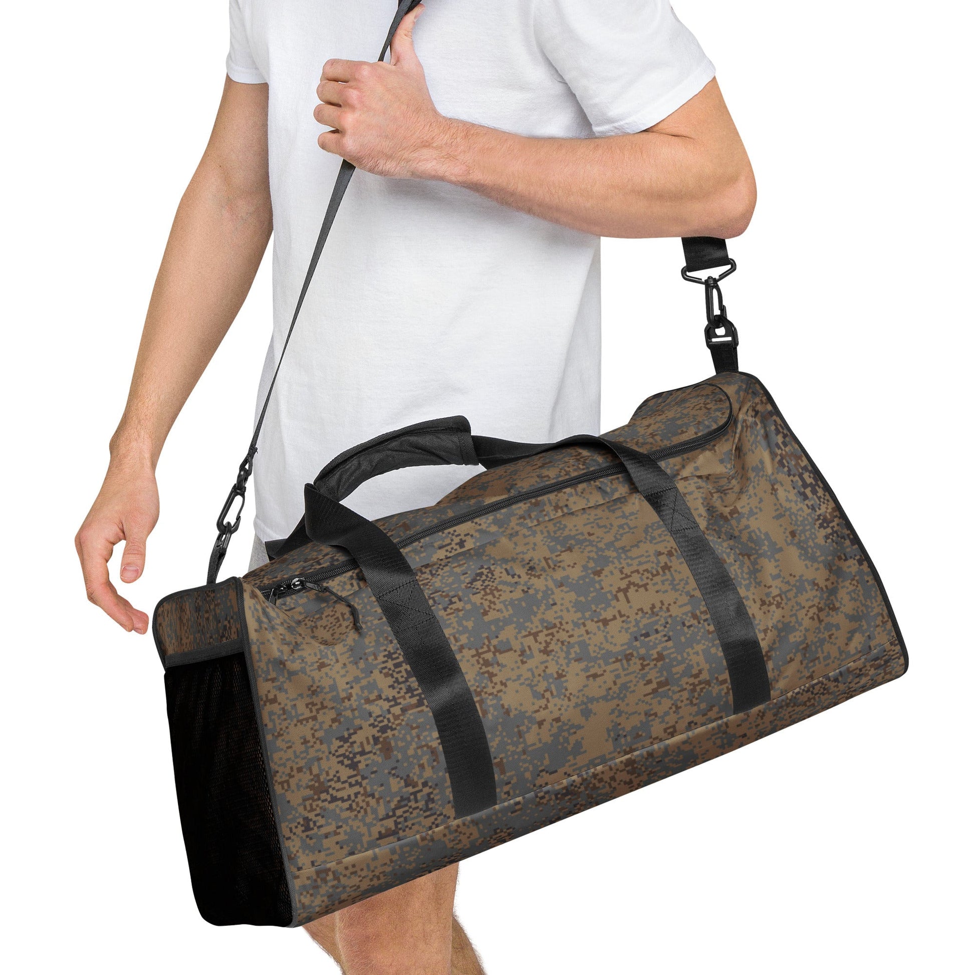 Russian Digital EMR Winter Grey CAMO Duffle Bag