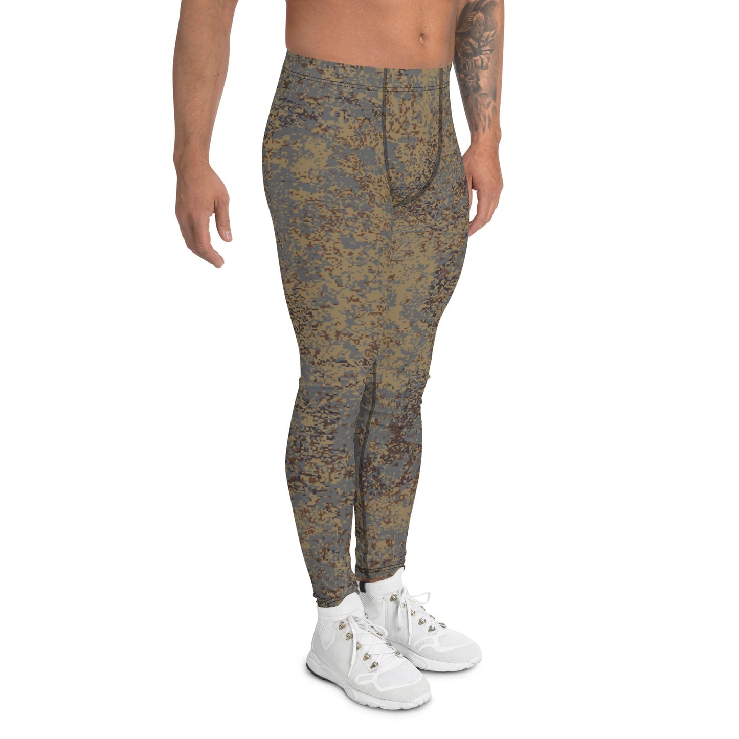 Russian Digital EMR Winter Grey CAMO Mens Leggings