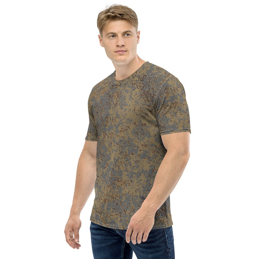 Russian Digital EMR Winter Grey CAMO Mens T-Shirt