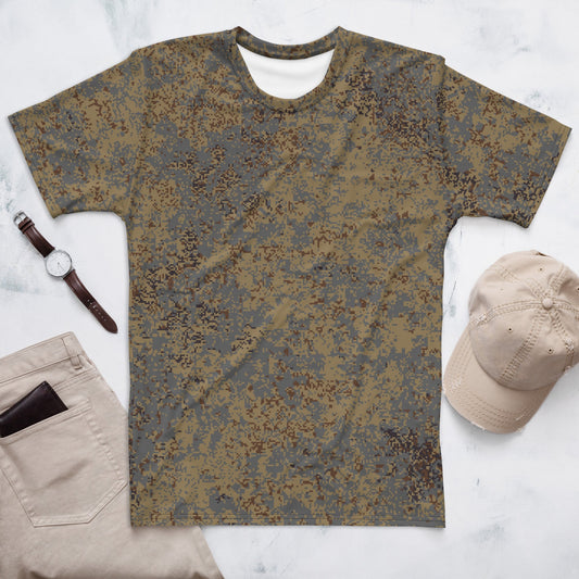 Russian Digital EMR Winter Grey CAMO Mens T-Shirt - XS