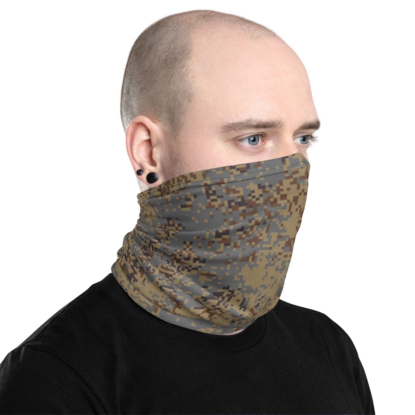 Russian Digital EMR Winter Grey CAMO Neck Gaiter - Gaiters