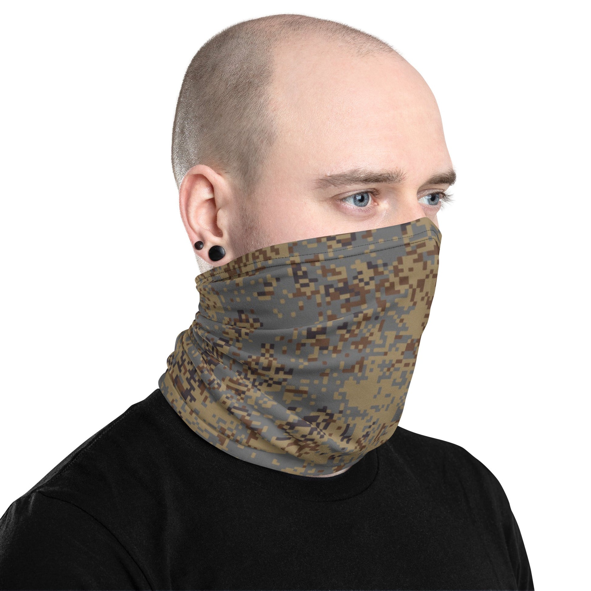 Russian Digital EMR Winter Grey CAMO Neck Gaiter - Gaiters