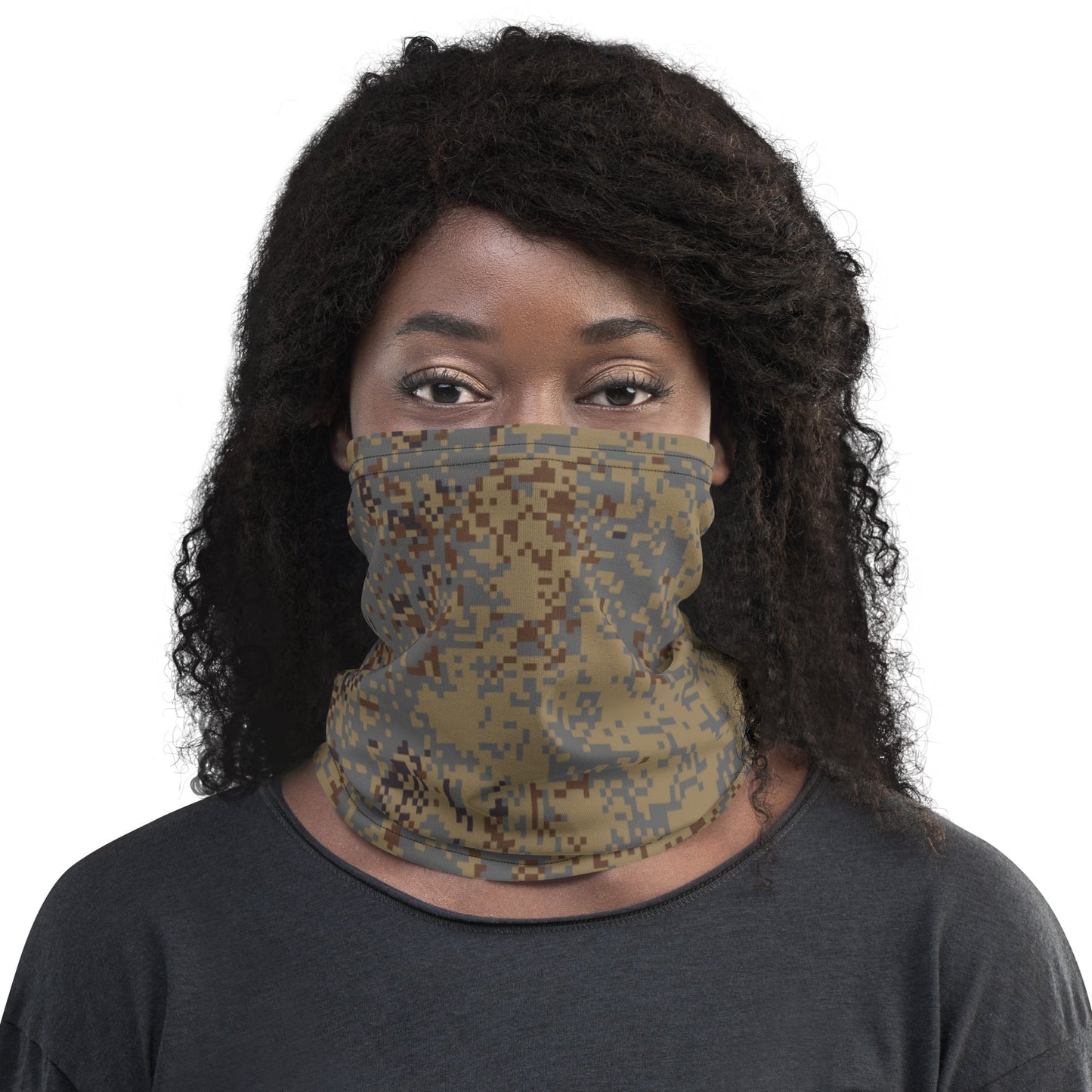 Russian Digital EMR Winter Grey CAMO Neck Gaiter - Gaiters