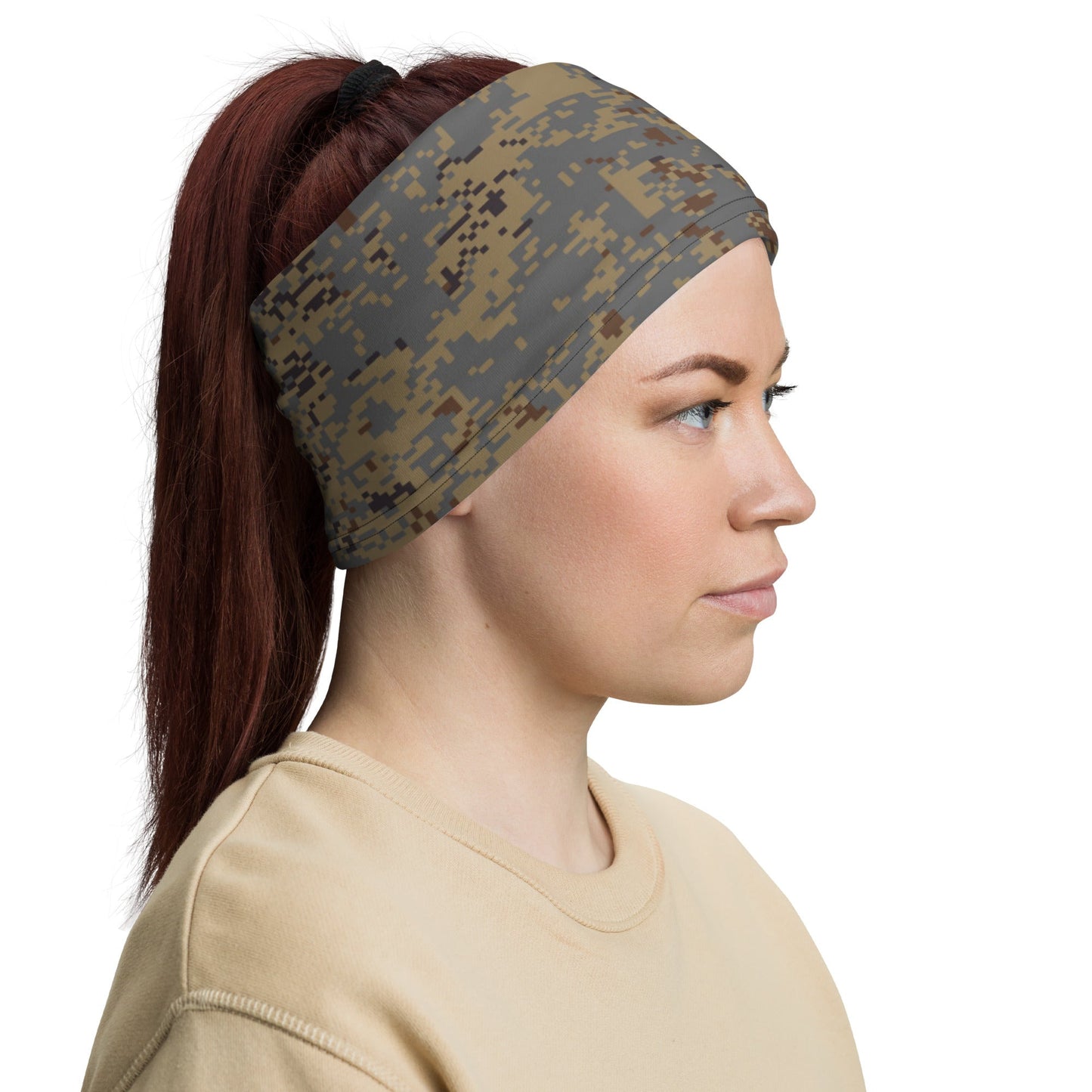Russian Digital EMR Winter Grey CAMO Neck Gaiter - Gaiters
