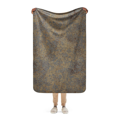 Russian Digital EMR Winter Grey CAMO Sherpa Blanket - 37″×57″