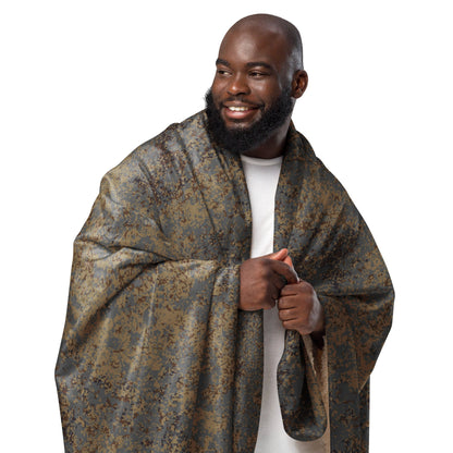 Russian Digital EMR Winter Grey CAMO Sherpa Blanket