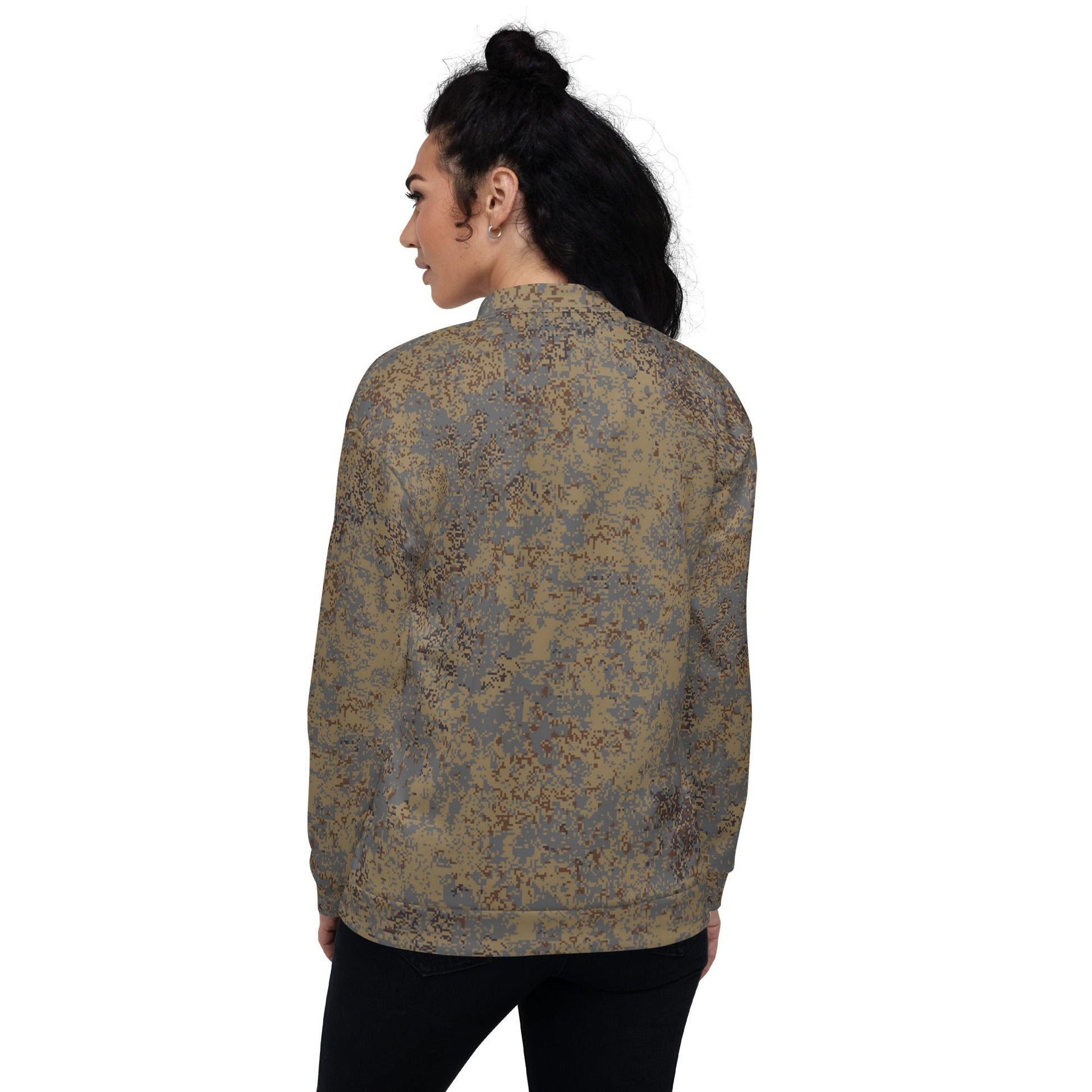 Russian Digital EMR Winter Grey CAMO Unisex Bomber Jacket