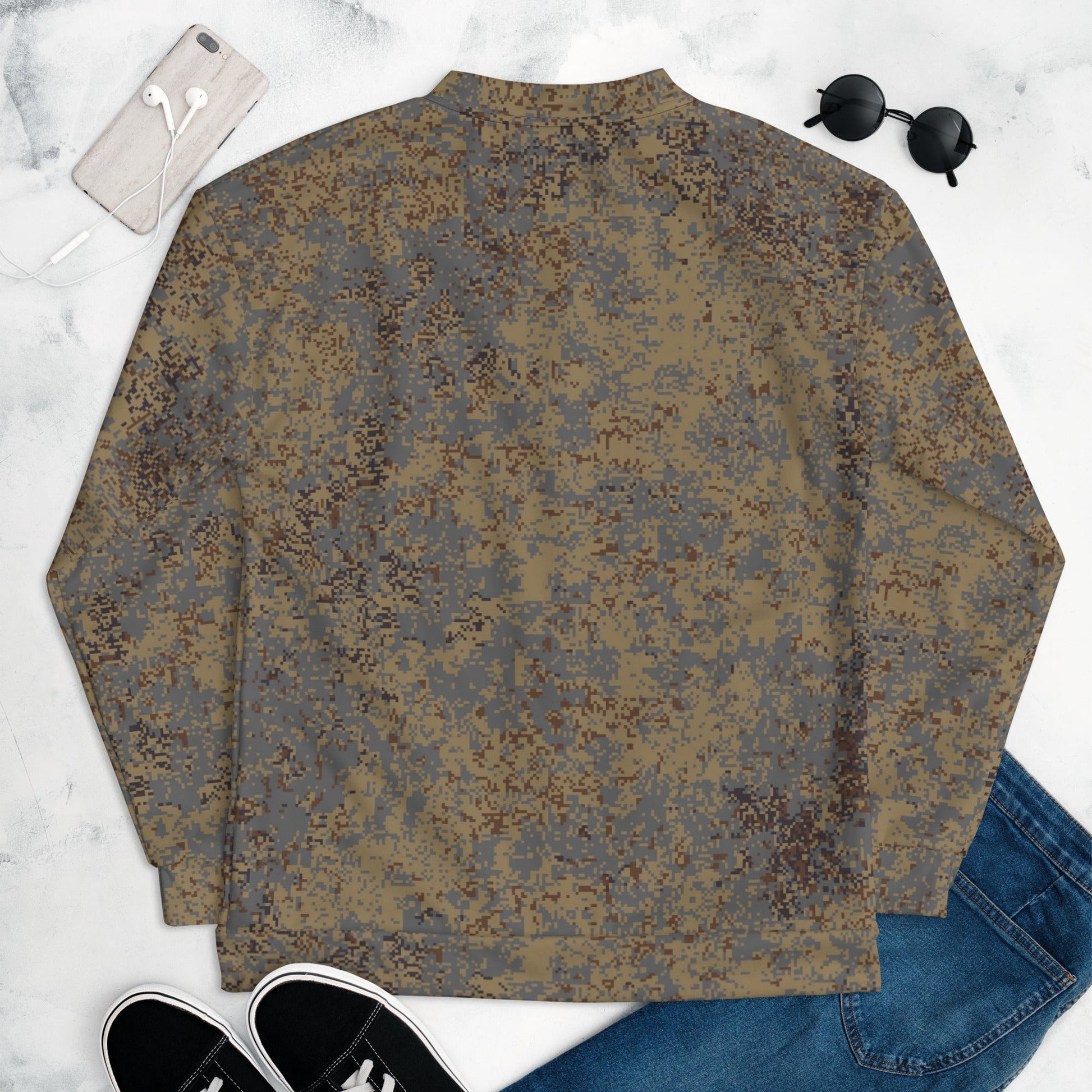 Russian Digital EMR Winter Grey CAMO Unisex Bomber Jacket