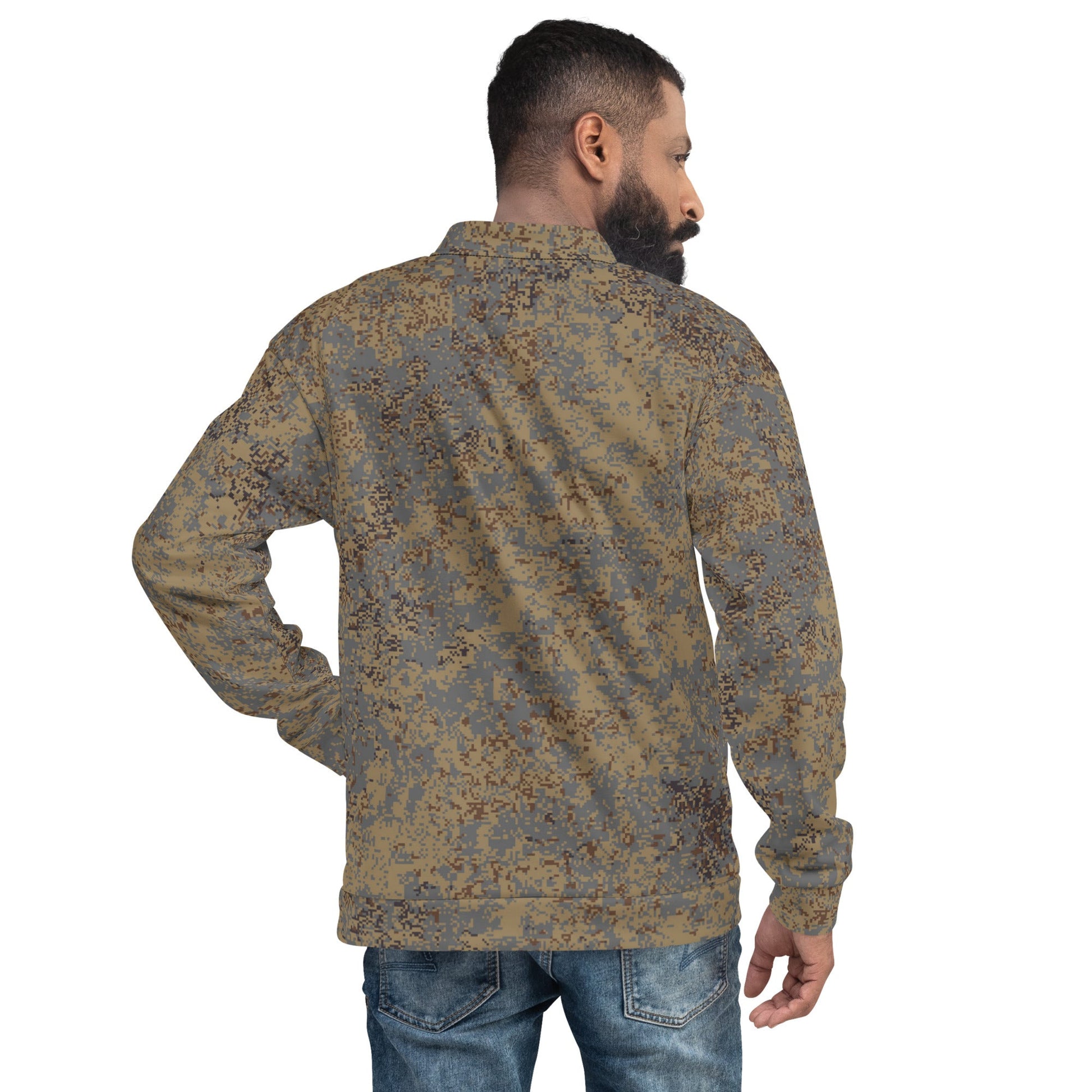Russian Digital EMR Winter Grey CAMO Unisex Bomber Jacket