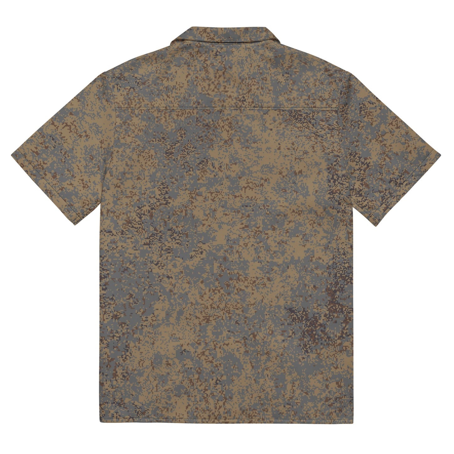 Russian Digital EMR Winter Grey CAMO Unisex Short-Sleeve Button Shirt