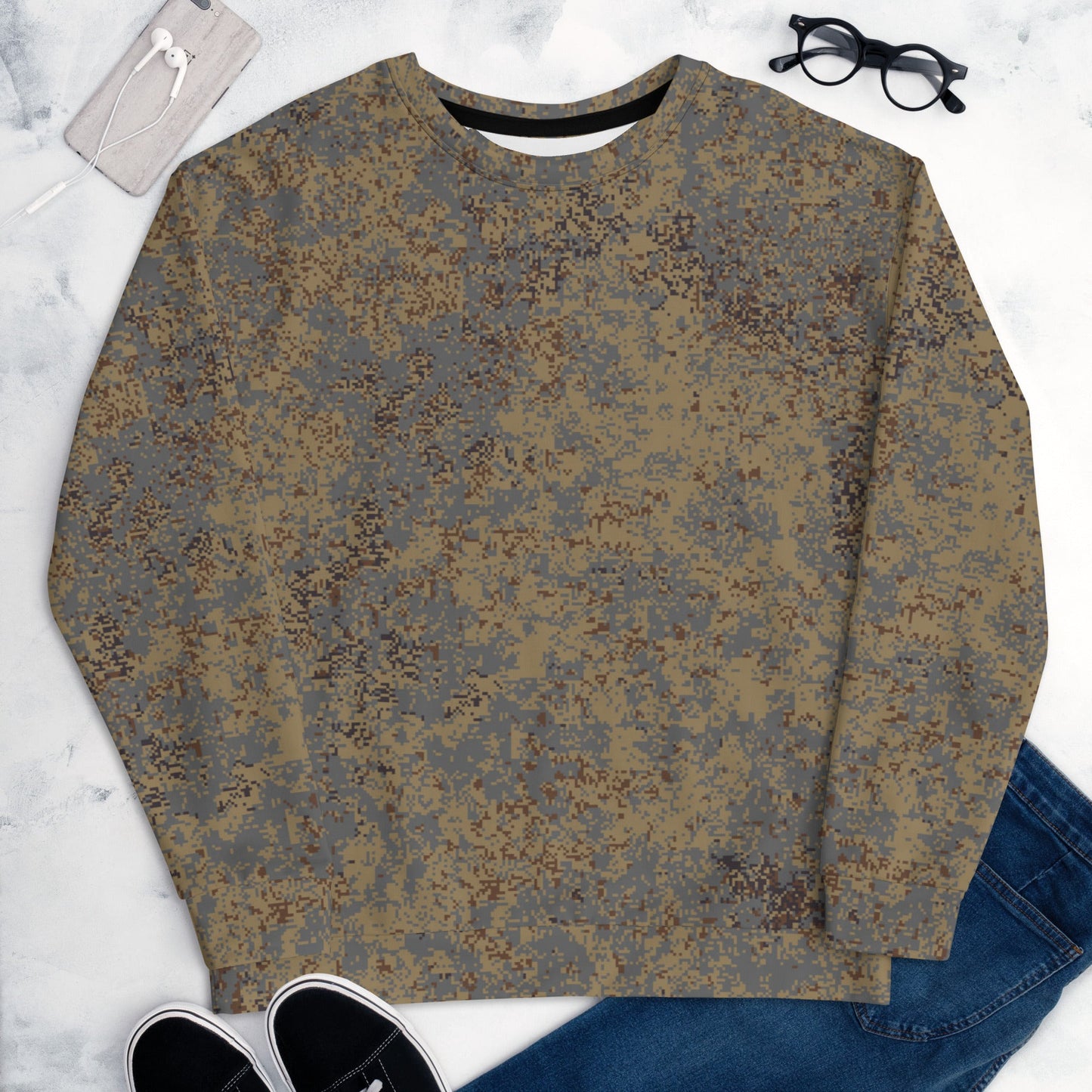 Russian Digital EMR Winter Grey CAMO Unisex Sweatshirt