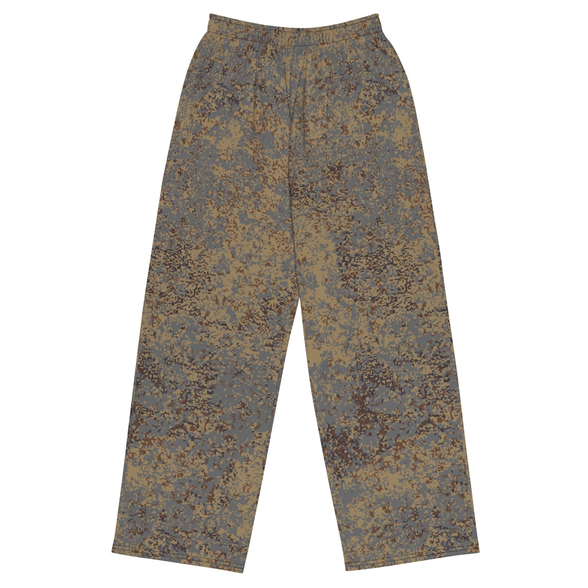 Russian Digital EMR Winter Grey CAMO Unisex Wide-Leg Leisure Pants - 2XS