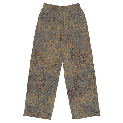 Russian Digital EMR Winter Grey CAMO Unisex Wide-Leg Leisure Pants - 2XS