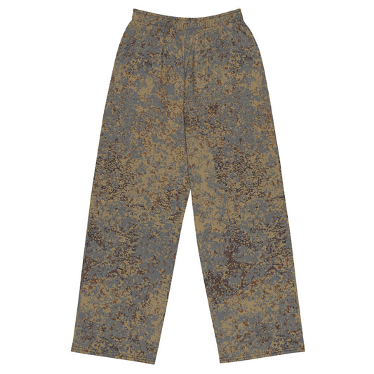 Russian Digital EMR Winter Grey CAMO Unisex Wide-Leg Leisure Pants - 2XS