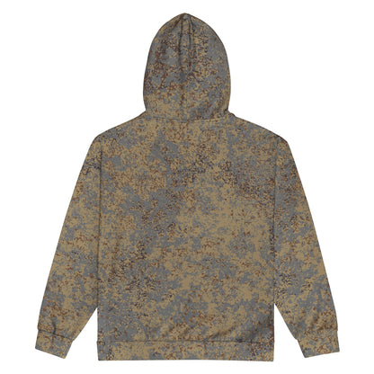 Russian Digital EMR Winter Grey CAMO Unisex Zip Hoodie