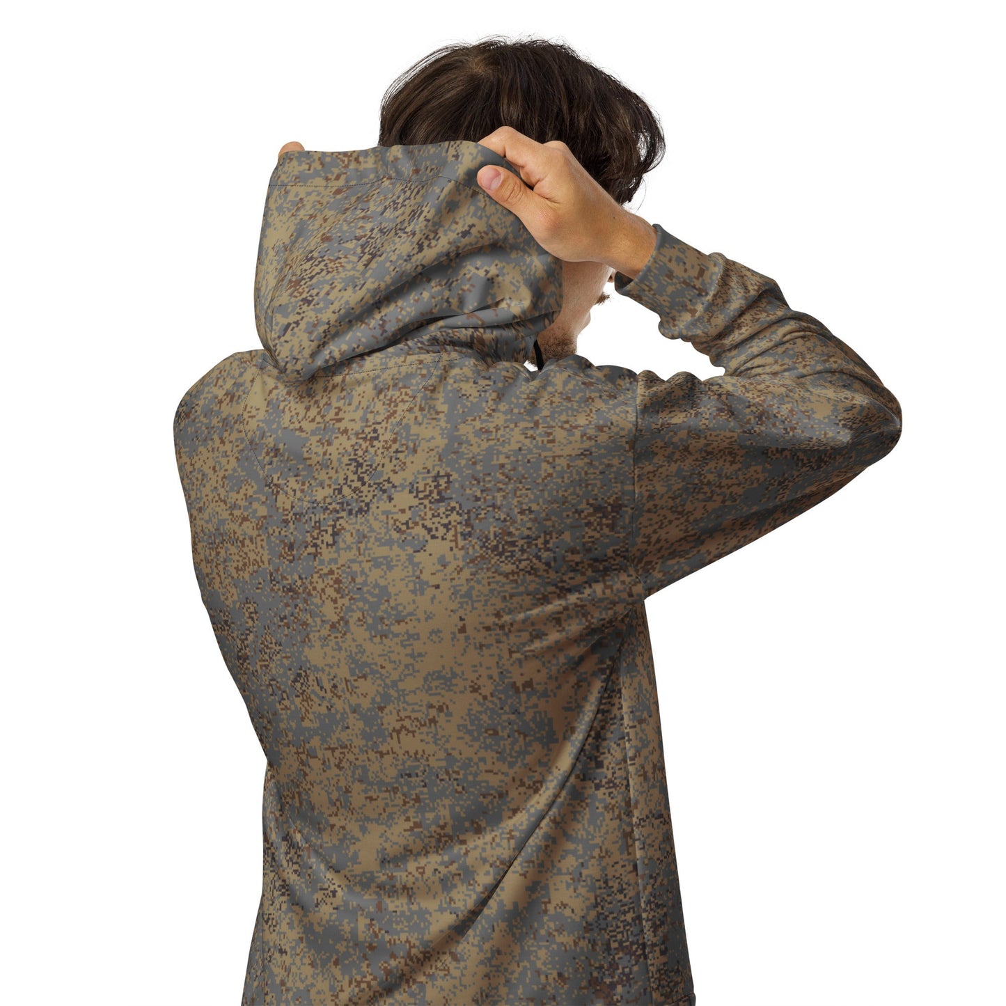 Russian Digital EMR Winter Grey CAMO Unisex Zip Hoodie
