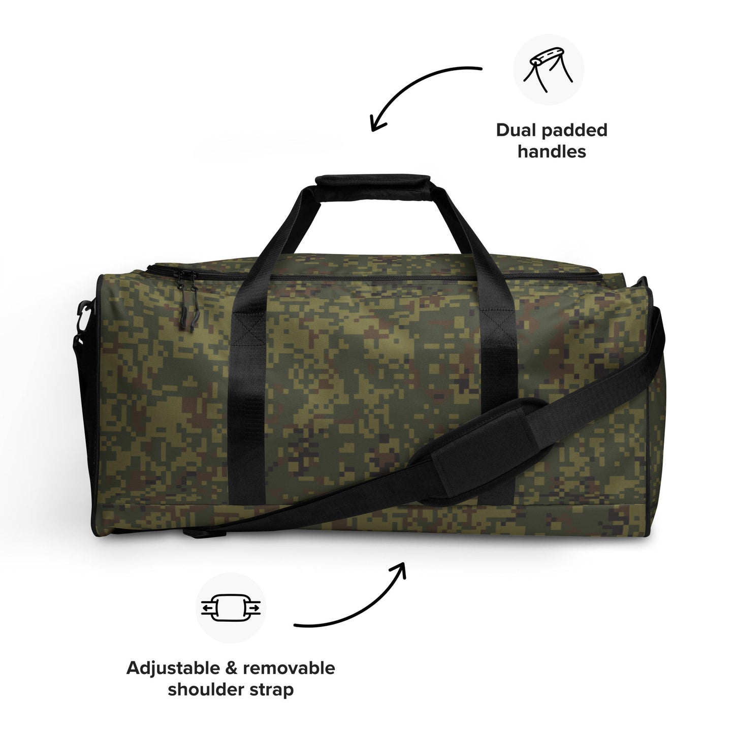 Russian Digital EMR Woodland CAMO Duffle bag - Bags