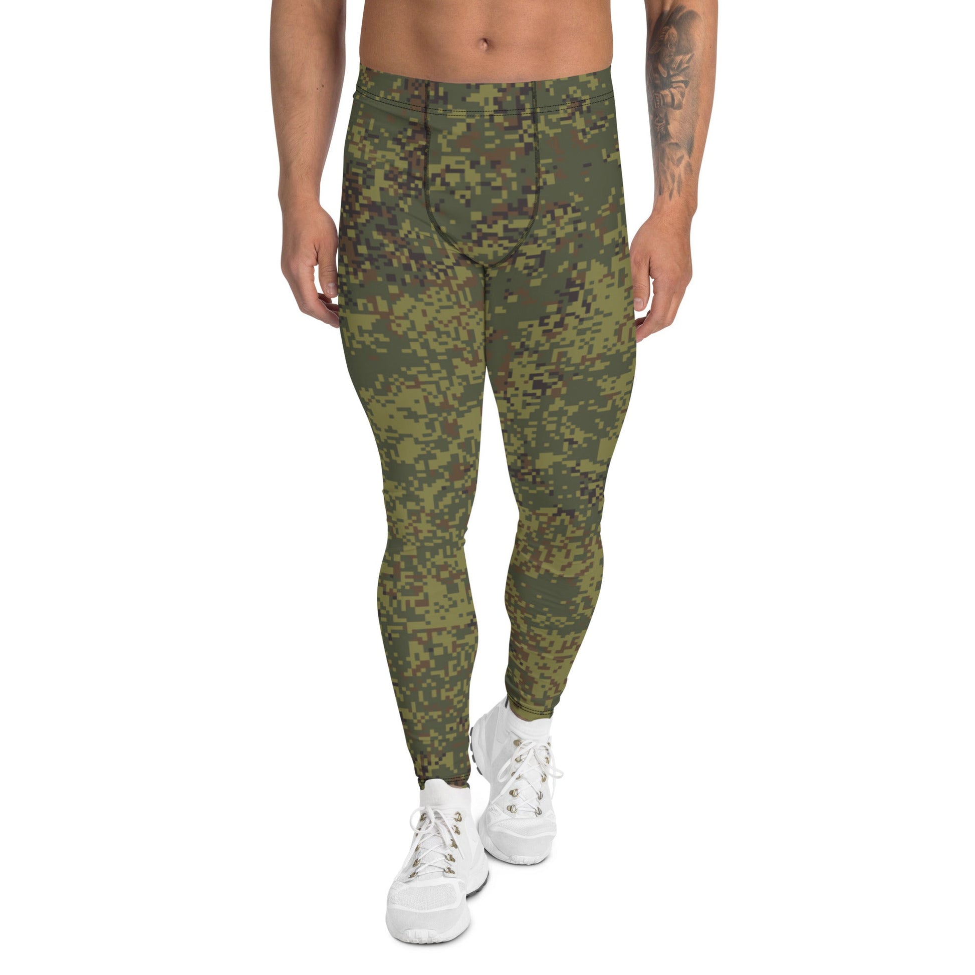 Russian Digital EMR Woodland CAMO Mens Leggings - XS