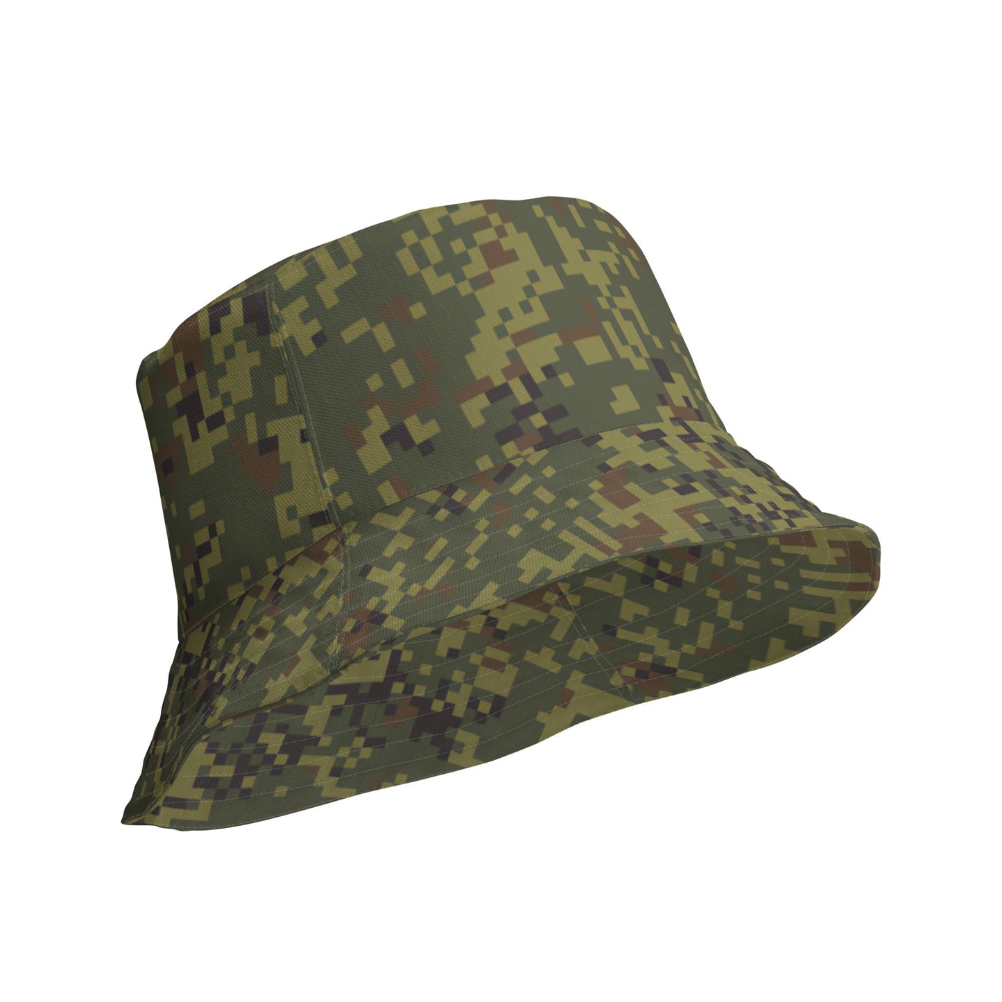 Russian Digital EMR Woodland CAMO Reversible bucket hat - Bucket Hats