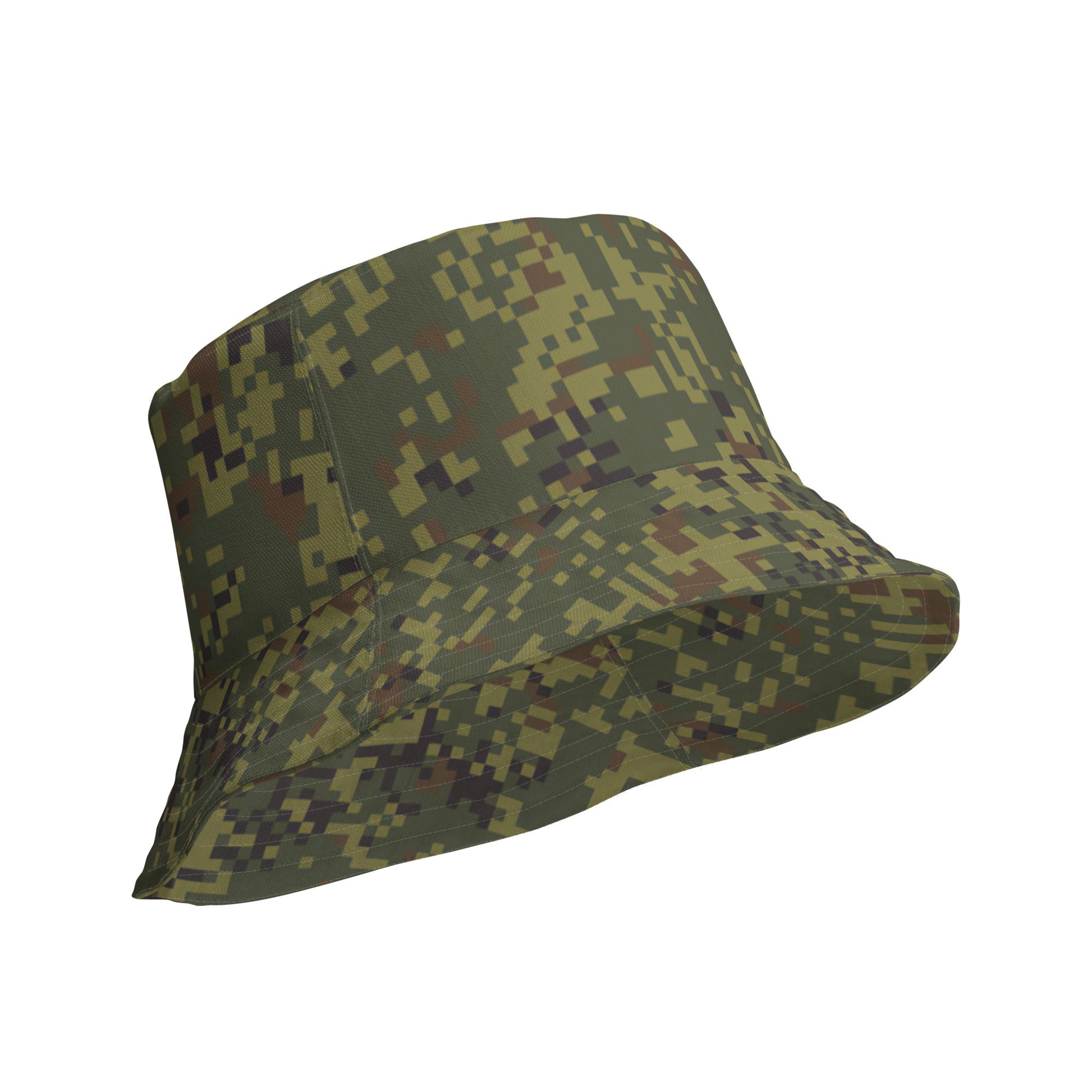 Russian Digital EMR Woodland CAMO Reversible bucket hat - Bucket Hats