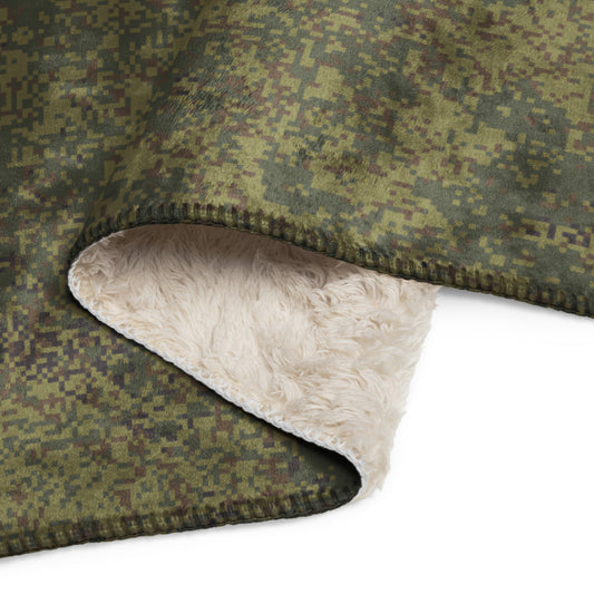 Russian Digital EMR Woodland CAMO Sherpa blanket - Blankets