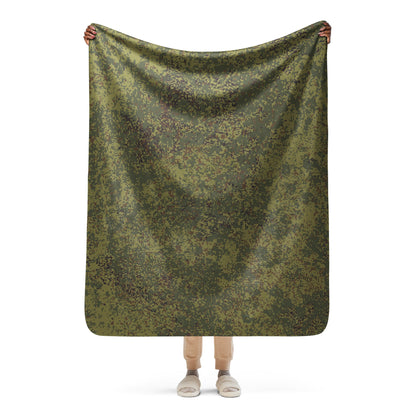 Russian Digital EMR Woodland CAMO Sherpa blanket - 50″×60″ - Blankets