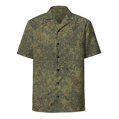 Russian Digital EMR Woodland CAMO Unisex button shirt - Button Shirts