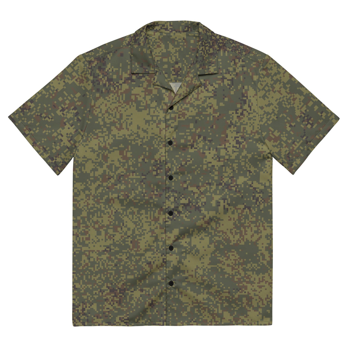 Russian Digital EMR Woodland CAMO Unisex button shirt - 2XS - Button Shirts