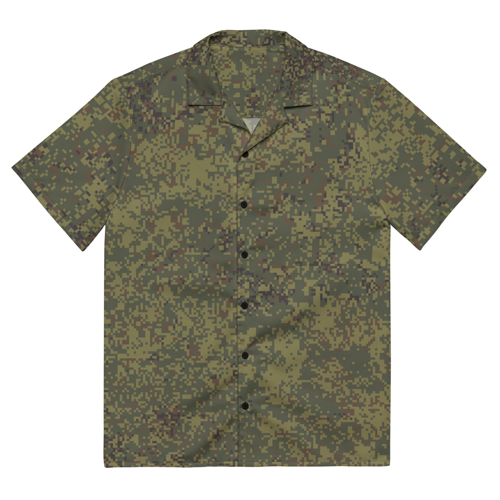 Russian Digital EMR Woodland CAMO Unisex button shirt - 2XS - Button Shirts