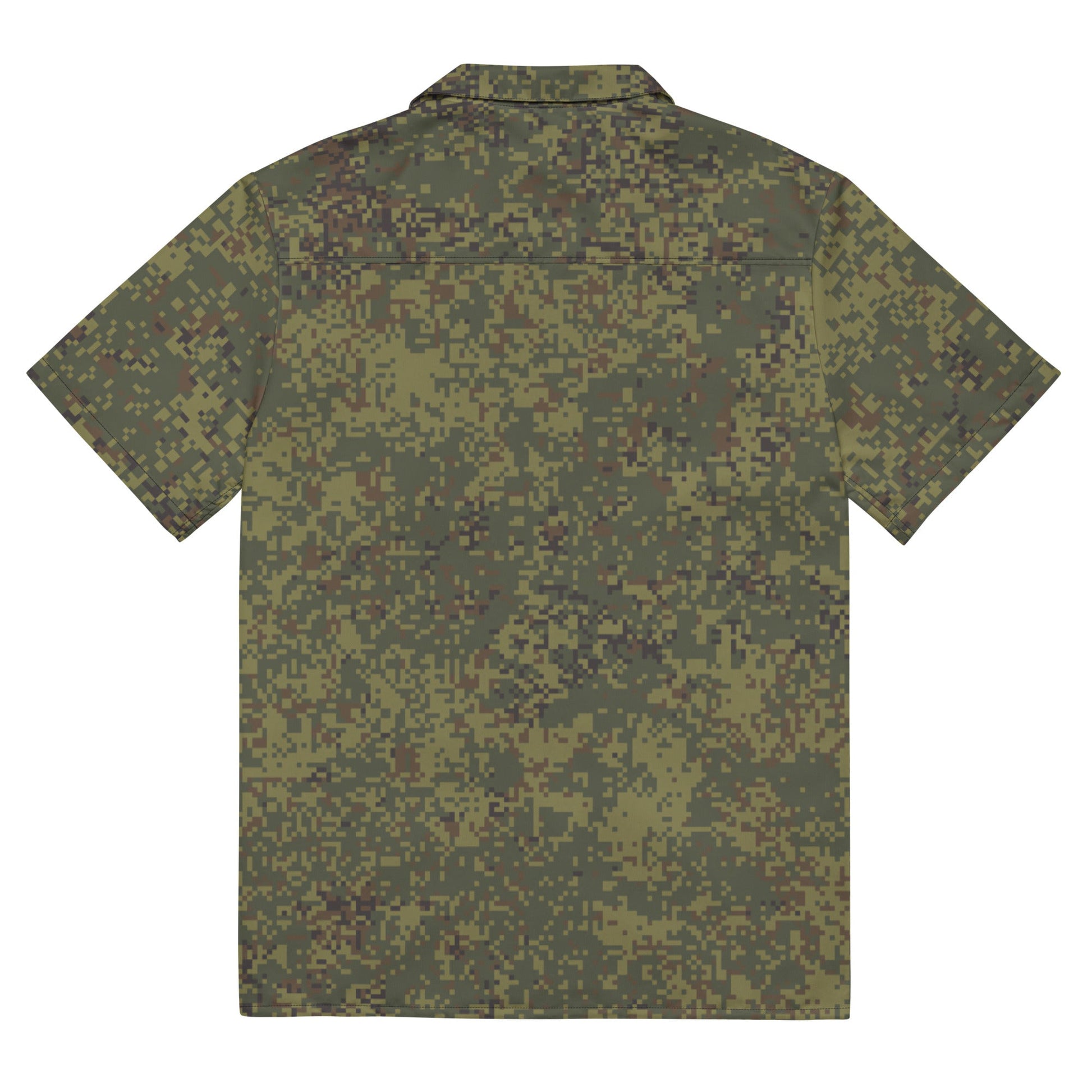 Russian Digital EMR Woodland CAMO Unisex button shirt - Button Shirts