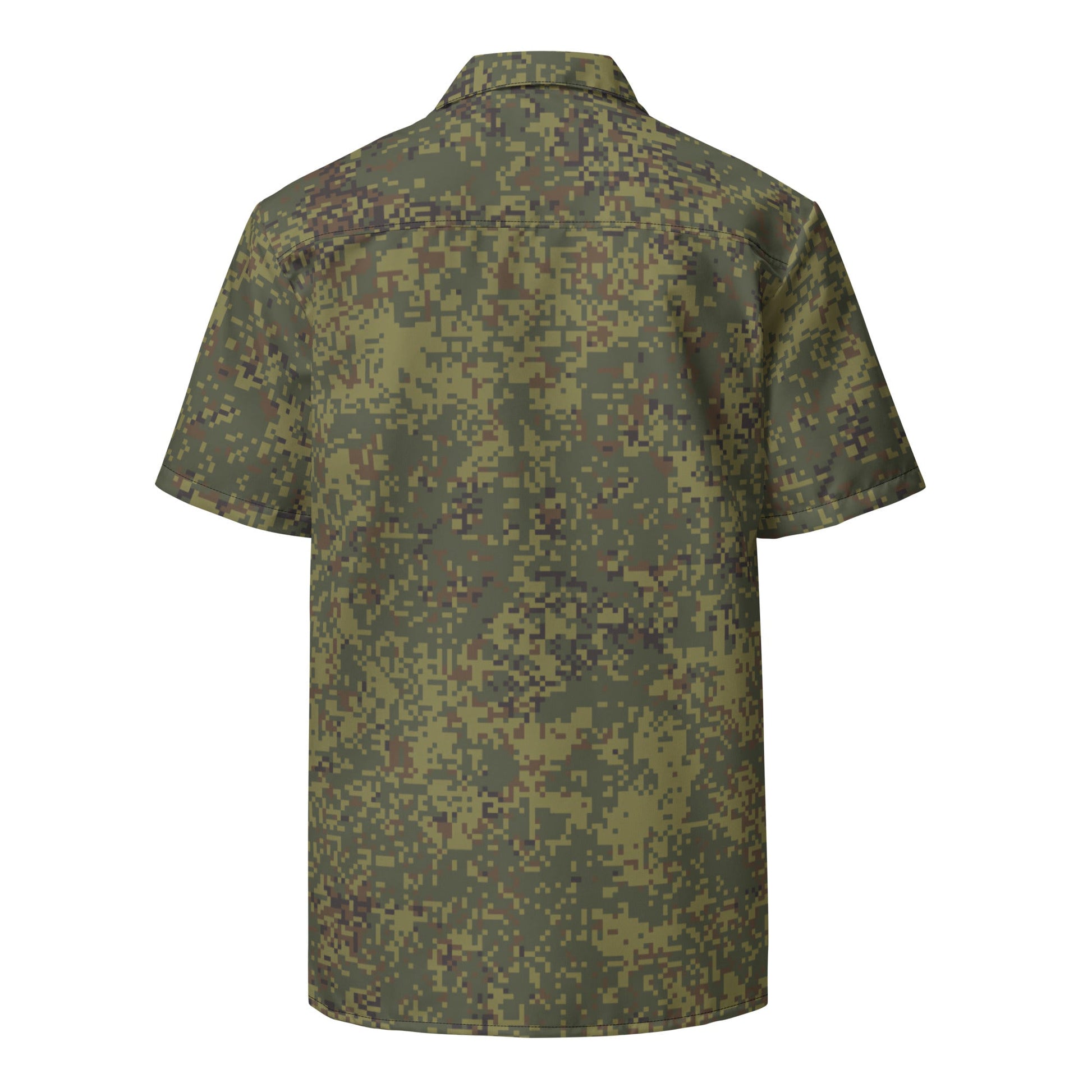 Russian Digital EMR Woodland CAMO Unisex button shirt - Button Shirts