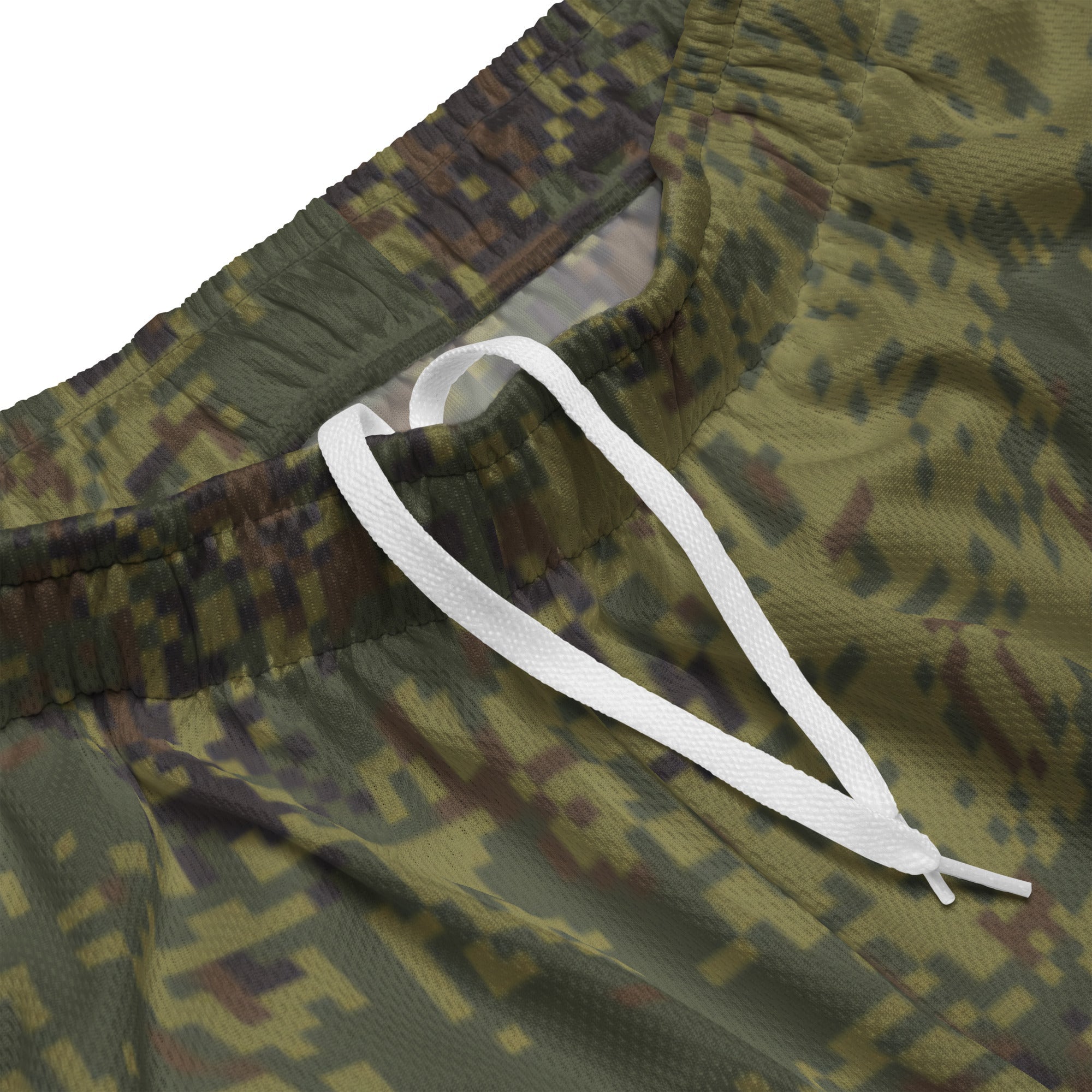 CAMO HQ - Russian Digital EMR Woodland CAMO Unisex Mesh Shorts
