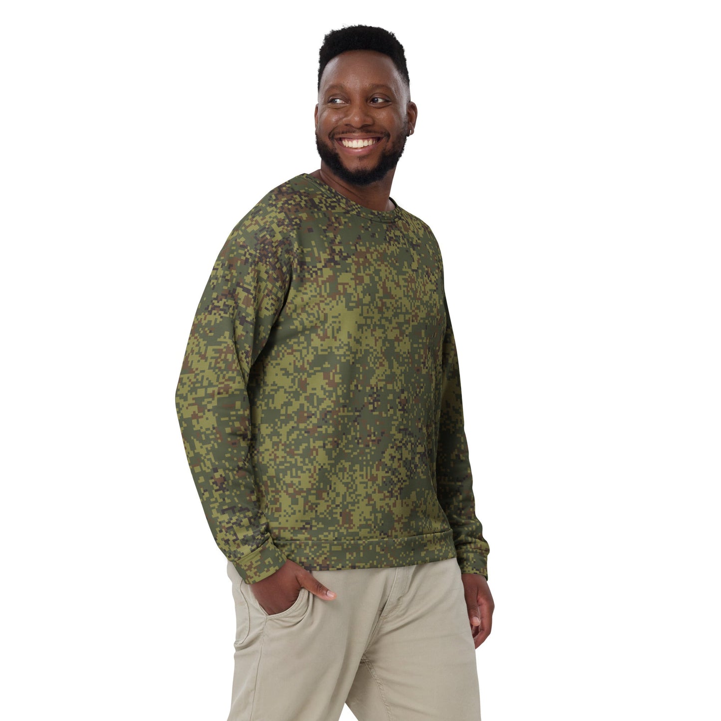 Russian Digital EMR Woodland CAMO Unisex Sweatshirt Sweatshirts