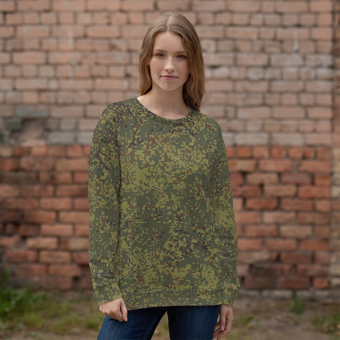 Russian Digital EMR Woodland CAMO Unisex Sweatshirt Sweatshirts