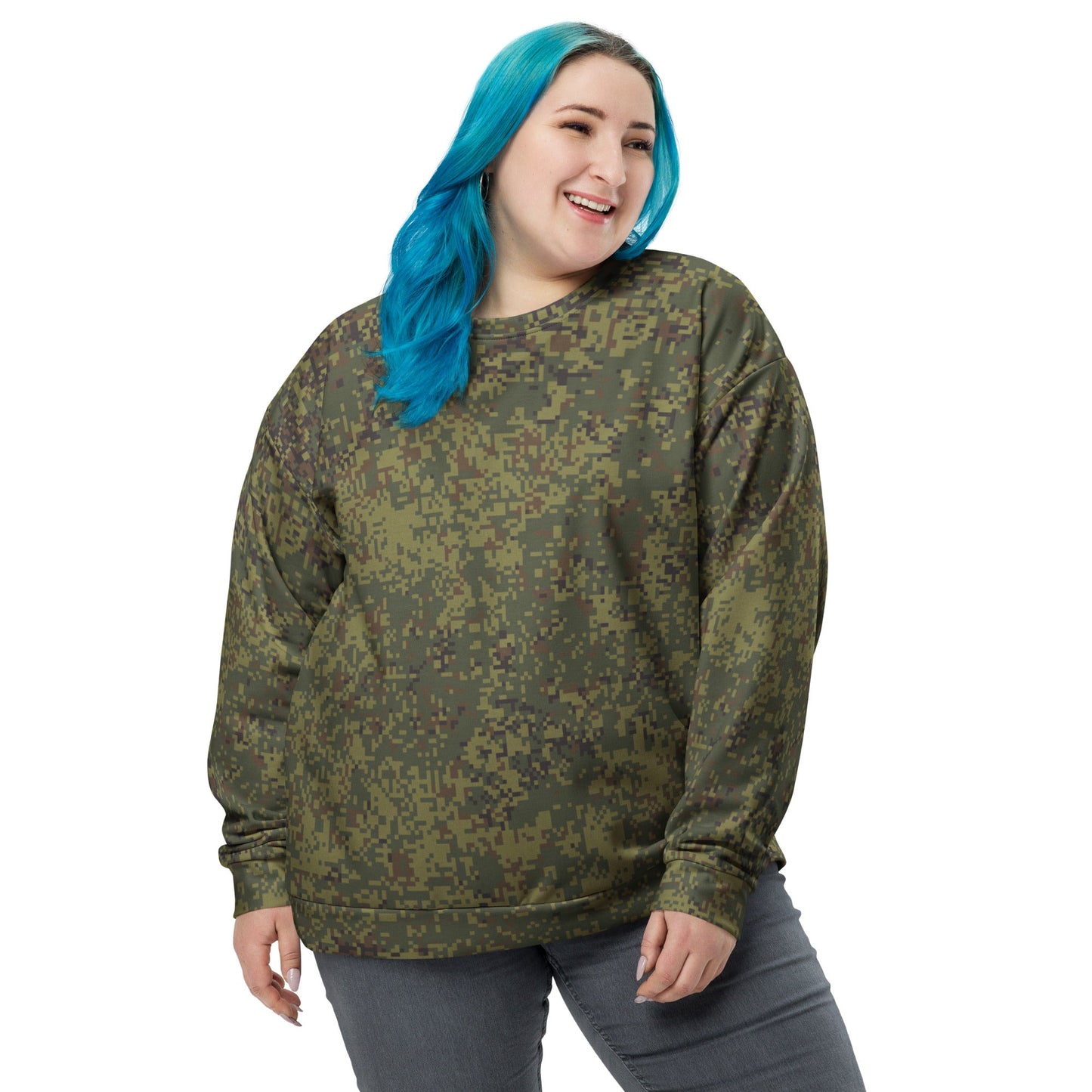Russian Digital EMR Woodland CAMO Unisex Sweatshirt Sweatshirts